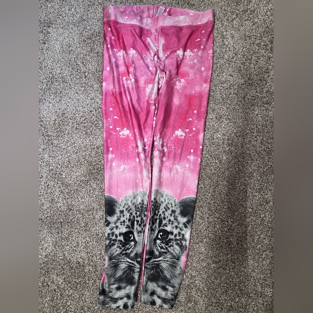 Justice Kitty Leggings Size 18